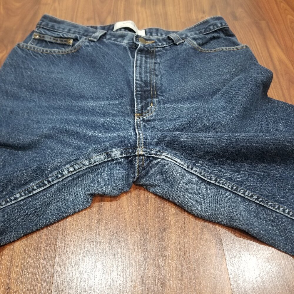 Ladies' L.L. Bean "Double L" Jeans, Relaxed Fit, Size 12 Tall, VGUC - Picture 15 of 16